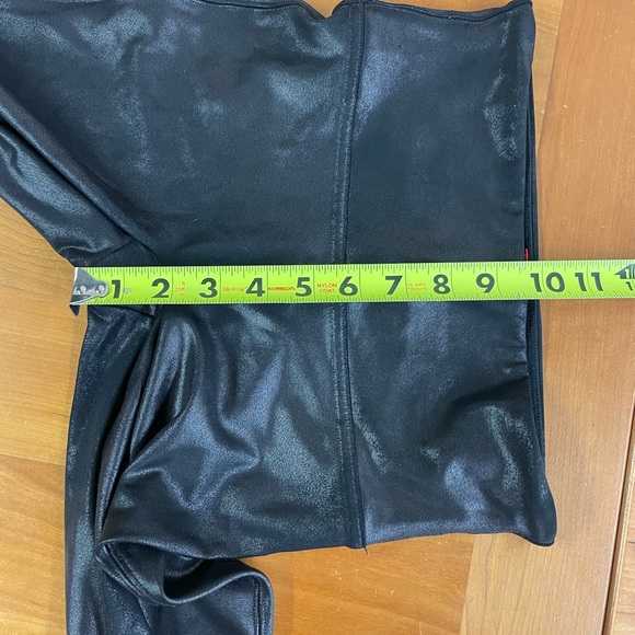 Spanx black faux leather leggings small - Picture 9 of 11